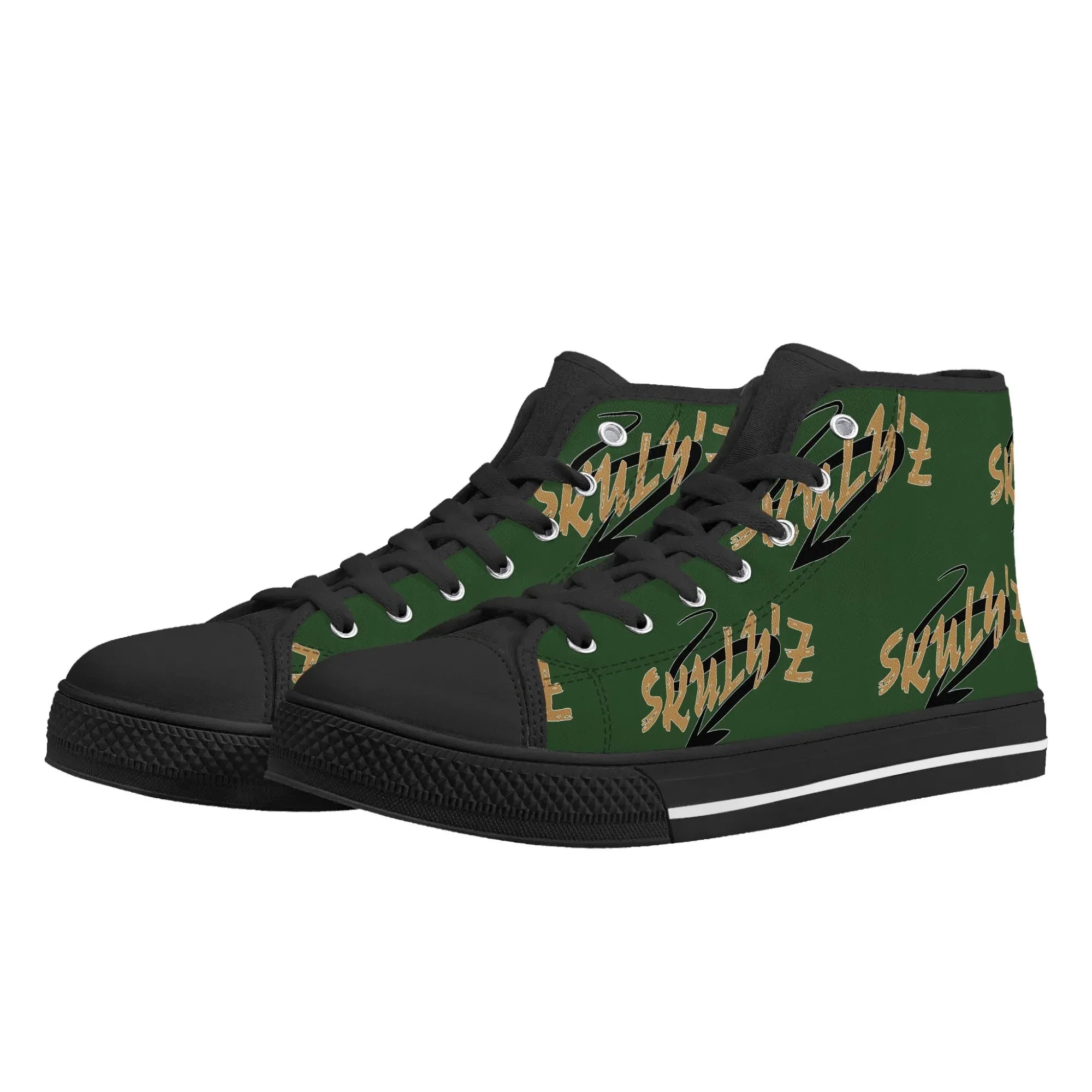 Skulyz Women’s Venom Black High-Top Sneakers - Bloodline Streetwear LLC